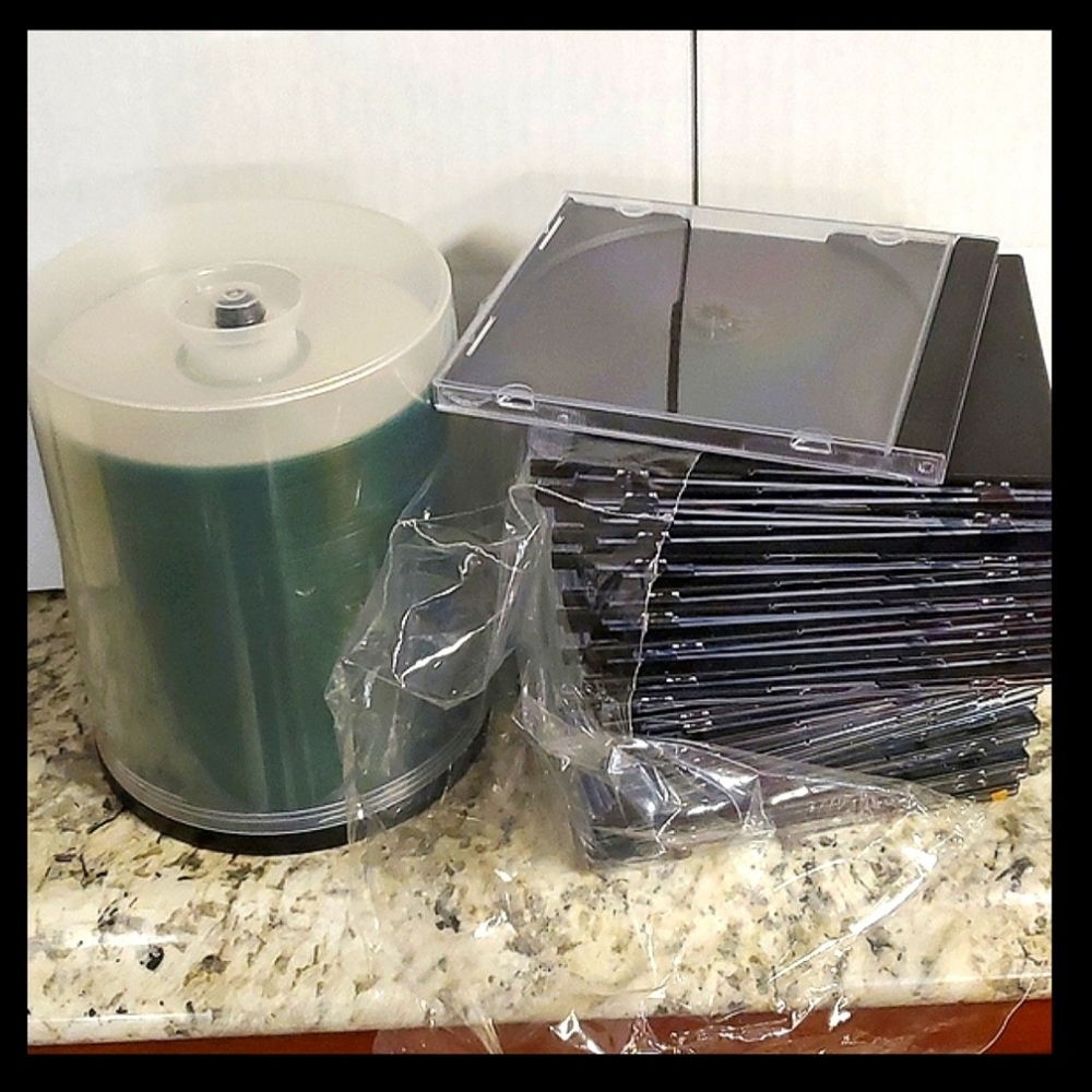 CD-R  and jewel cases New Unused